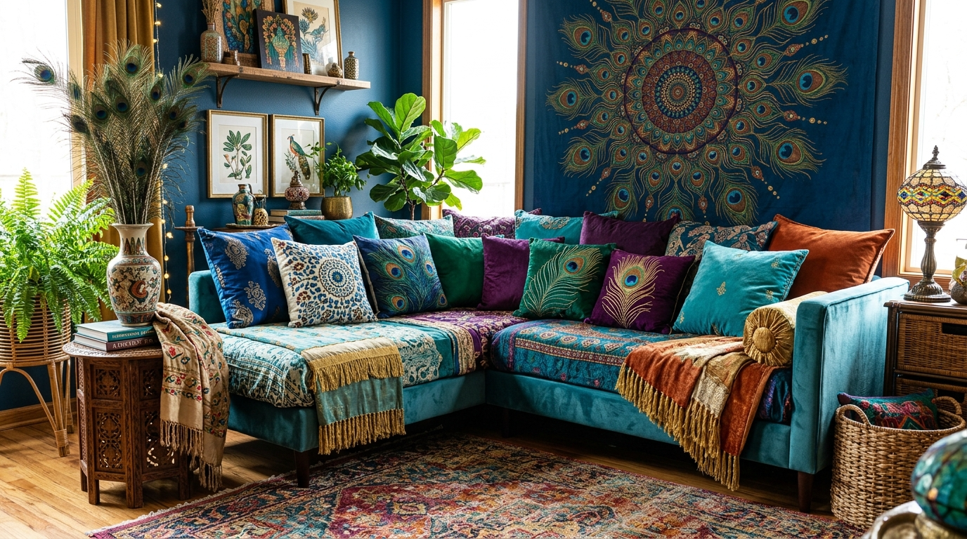 Use metallic accents to amplify the glamour